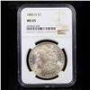 Image 2 : NGC 1885-o Morgan Dollar $1 Graded ms65 By NGC