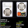 Image 1 : NGC 1886-p Morgan Dollar $1 Graded ms65 By NGC