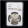 Image 2 : NGC 1882-s Vam 14 Morgan Dollar $1 Graded ms65 By NGC