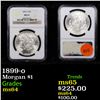 Image 1 : NGC 1899-o Morgan Dollar $1 Graded ms64 By NGC