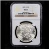 Image 2 : NGC 1899-o Morgan Dollar $1 Graded ms64 By NGC