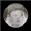 Image 3 : NGC 1887-p Rainbow Toned Morgan Dollar $1 Graded ms64 By NGC