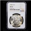 Image 2 : NGC 1884-o Morgan Dollar $1 Graded ms65 By NGC