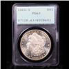 Image 2 : PCGS 1880-s Rattler Morgan Dollar $1 Graded ms63 By PCGS