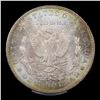 Image 3 : PCGS 1904-o Rainbow Toned Morgan Dollar $1 Graded ms63 By PCGS