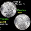 Image 1 : 1885-p Morgan Dollar $1 Grades Choice Unc