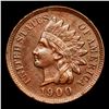 Image 2 : 1900 Indian Cent 1c Grades AU Details
