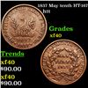 Image 1 : 1837 May tenth HT-167 Hard Times Token 1c Grades xf