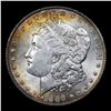 Image 2 : 1886-p Colorfully Toned Morgan Dollar $1 Grades Select+ Unc