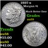 Image 1 : 1897-s Morgan Dollar $1 Grades Choice AU