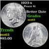 Image 1 : 1923-s Peace Dollar $1 Grades Select Unc