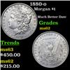 Image 1 : 1880-o Morgan Dollar $1 Grades Select Unc