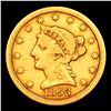 Image 2 : 1853-p Gold Liberty Quarter Eagle $2 1/2 Grades vf++