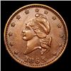 Image 2 : 1863 Liberty Cap F-13-297a Civil War Token 1c Grades Choice AU