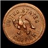 Image 2 : (1863) US Copper F-202-434a Civil War Token 1c Grades Select AU