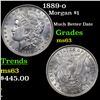 Image 1 : 1889-o Morgan Dollar $1 Grades Select Unc