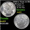 Image 1 : 1890-o Vam 11 R5 Morgan Dollar $1 Grades Select Unc