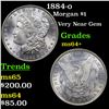 Image 1 : 1884-o Morgan Dollar $1 Grades Choice+ Unc