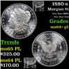 Image 1 : 1880-s Morgan Dollar $1 Grades Choice Unc+ PL
