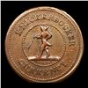Image 2 : (1863) Knickerbocker Currency F-328-390a Civil War Token 1c Grades xf+