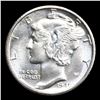 Image 2 : 1940-s Mercury Dime 10c Grades GEM++ Unc