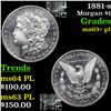 Image 1 : 1881-s Morgan Dollar $1 Grades Select Unc+ PL