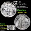 Image 1 : 1944-d Mercury Dime 10c Grades GEM++ FSB