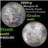Image 1 : 1889-p Morgan Dollar $1 Grades GEM Unc