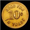 Image 3 : (1920's) Maco News Store Virginia, Minn Trade Token Grades AU, Almost Unc