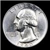 Image 2 : 1940-p Washington Quarter 25c Grades Choice Unc