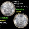 Image 1 : 1885-o Morgan Dollar $1 Grades Choice Unc