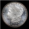 Image 2 : 1880-s Colorfully Toned Morgan Dollar $1 Grades Choice+ Unc