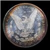 Image 3 : 1880-s Colorfully Toned Morgan Dollar $1 Grades Choice+ Unc