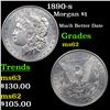 Image 1 : 1890-s Morgan Dollar $1 Grades Select Unc