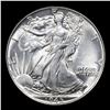 Image 2 : 1945-p Walking Liberty Half Dollar 50c Grades Choice+ Unc