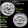 Image 1 : 1952-s Franklin Half Dollar 50c Grades Select Unc