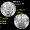 Image 1 : 1885-p Morgan Dollar $1 Grades Choice Unc