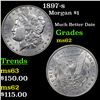 Image 1 : 1897-s Morgan Dollar $1 Grades Select Unc