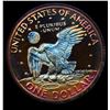 Image 3 : Proof 1971-s Rainbow Toned Eisenhower Dollar $1 Grades GEM++ Proof Deep Cameo