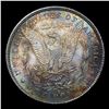 Image 3 : 1884-o Colorfully Toned Morgan Dollar $1 Grades Choice Unc