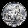 Image 2 : 1925 Stone Mountain Old Commem Half Dollar 50c Grades Choice+ Unc