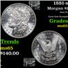 Image 1 : 1881-s Morgan Dollar $1 Grades GEM Unc