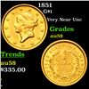 Image 1 : 1851 Gold Dollar $1 Grades Choice AU/BU Slider