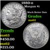 Image 1 : 1880-o Morgan Dollar $1 Grades Select Unc