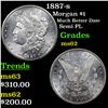 Image 1 : 1887-s Morgan Dollar $1 Grades Select Unc