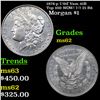 Image 1 : 1878-p 7/8tf Vam 41B Top 100 WOW! 7/7 I5 R6 Morgan $1 Grades Select Unc