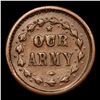 Image 3 : 1864 Our Army F-47/332a Civil War Token 1c Grades Select AU