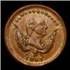 Image 2 : 1863 Washington F-118/418 Civil War Token 1c Grades Choice AU