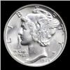 Image 2 : 1945-p Mercury Dime 10c Grades GEM+ Unc