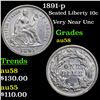 Image 1 : 1891-p Seated Liberty Dime 10c Grades Choice AU/BU Slider